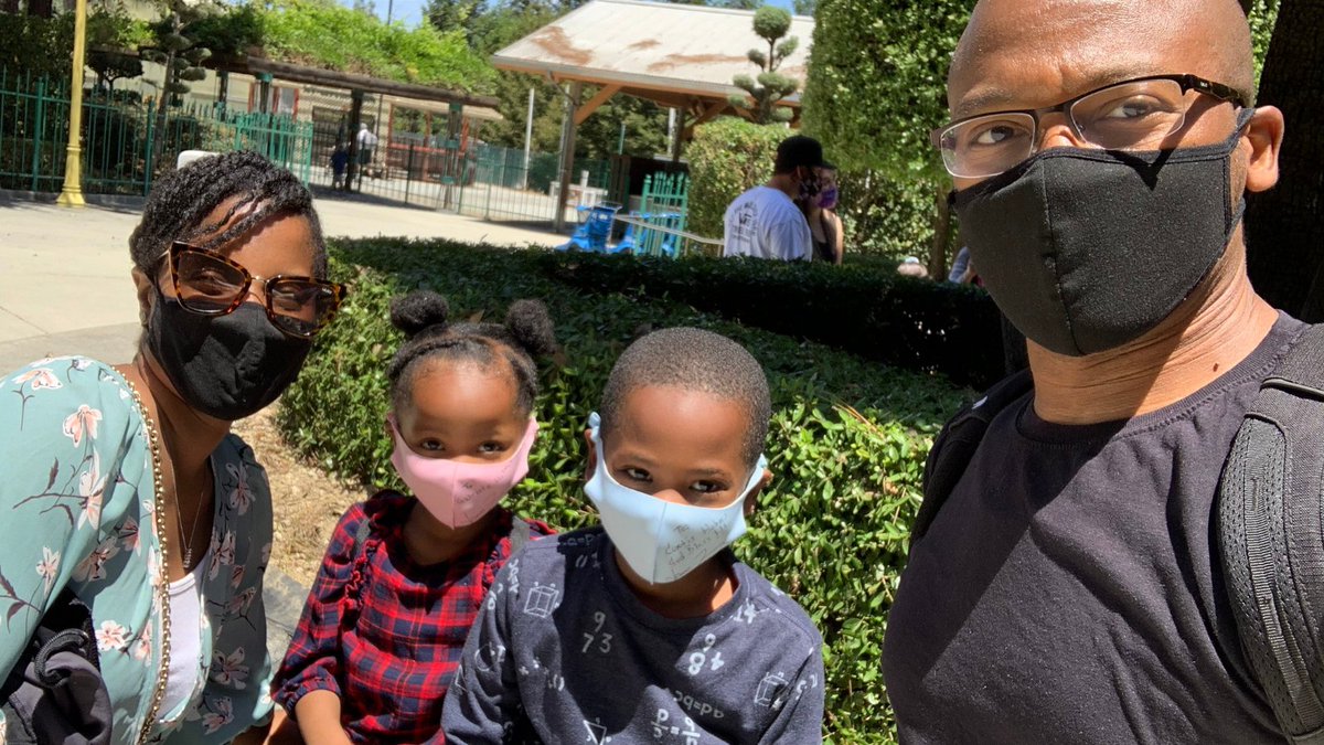 And another weekend outing: masked fun at Gilroy Gardens. Even socially distanced fun is better than nothing at all! #StanforWIM #WIMMonth