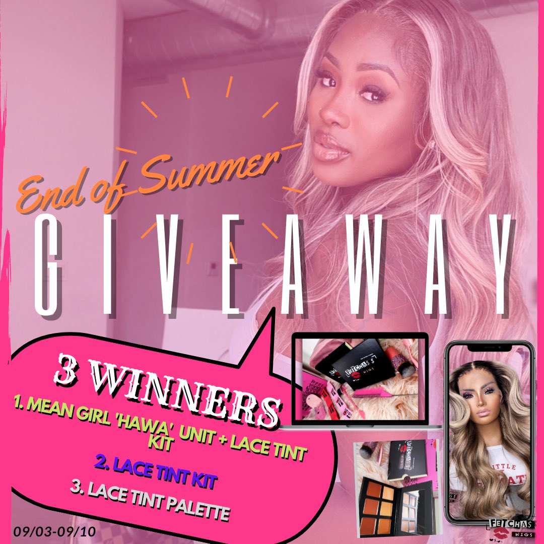 fetchasswigs's tweet photo. Visit our Instagram @fetchasswigs on rules to enter to win. 😉💕🛍 https://t.co/t9ASUiP8el