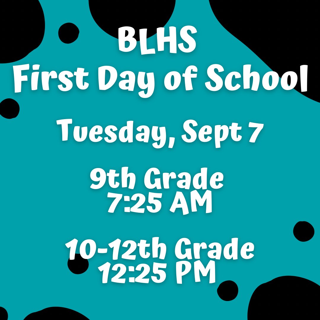 Panthers. We are excited to see you next week!!!