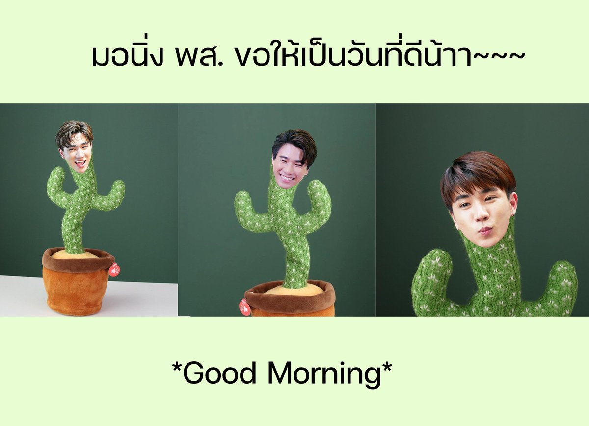 มอนิ่งจ้าขอให้เป็นวันที่ดีมีแต่ความสดใสน้าาา 🌵😘

#PerthTanapon #KDPPE

Good Morning ~~~⛅️

//น้องบองเพิ้ดเต้นสิลูกก~~