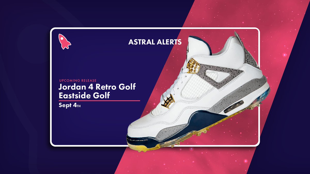 The Air Jordan 4 'Retro Golf' drops tomorrow! ⚡️ Want the best chances of copping? 🍀 Astral Alerts members will be taking stock tomorrow! 🤝