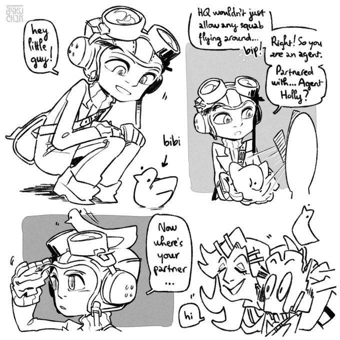 finished these today I love bibi being loose in the brain I love animals @hp_hollowtones 