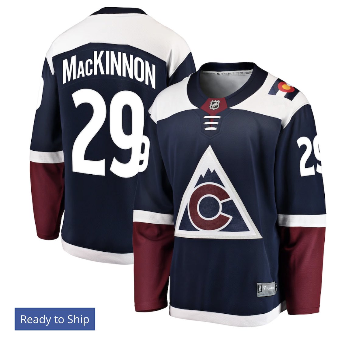 Well the people wanted it and we are going to deliver! Retweet and follow <a href="/DenverNoseBleed/">Denver Nose Bleeds</a> to win this Nathan MacKinnon jersey! Winner will be announced September 19th. #GoAvsGo