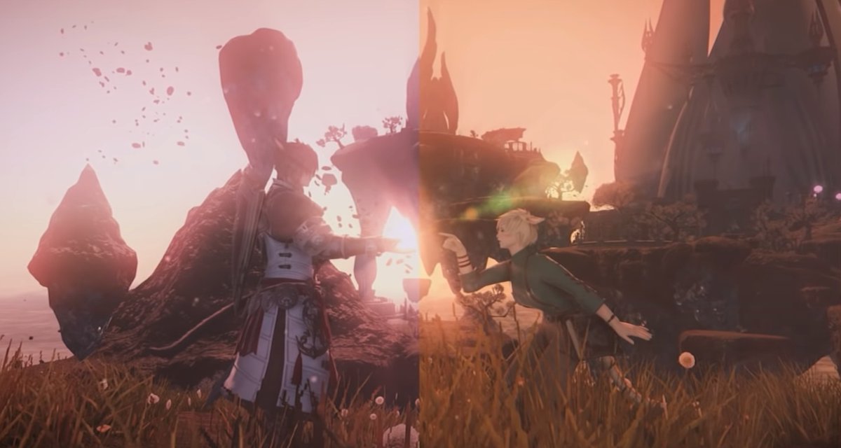 chroff14's tweet photo. 理想←　→現実

ハローエオルゼア！今日の天気は暴風です：）
#HelloEORZEA
#FF14
#SS下手くそ選手権
#おはミコ https://t.co/vZQLrXq1vZ