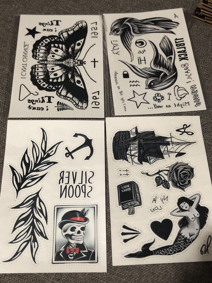 ot5store's tweet image. Nossas tatuagens temporárias do Harry foram um sucesso! 
Colocamos algumas cartelas em estoque hoje 🤩 corram conferir

shopee.com.br/product/325942…