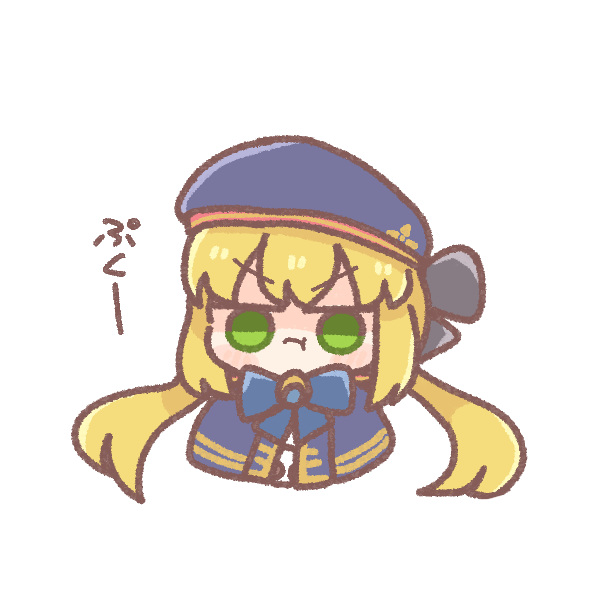 artoria caster (fate) ,artoria caster (second ascension) (fate) ,artoria pendragon (fate) 1girl solo green eyes blonde hair white background hat simple background  illustration images