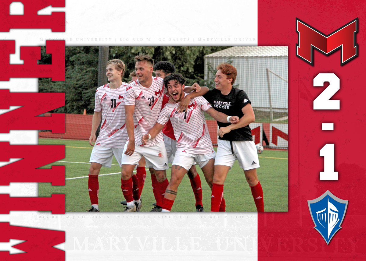 MSOC - MARYVILLE TAKES DOWN LYNN!

Victor DeGiorgio grabs the OT winner for <a href="/MaryvilleSoccer/">Maryville Men’s Soccer</a> to take down #3 Lynn!

#BigRedM