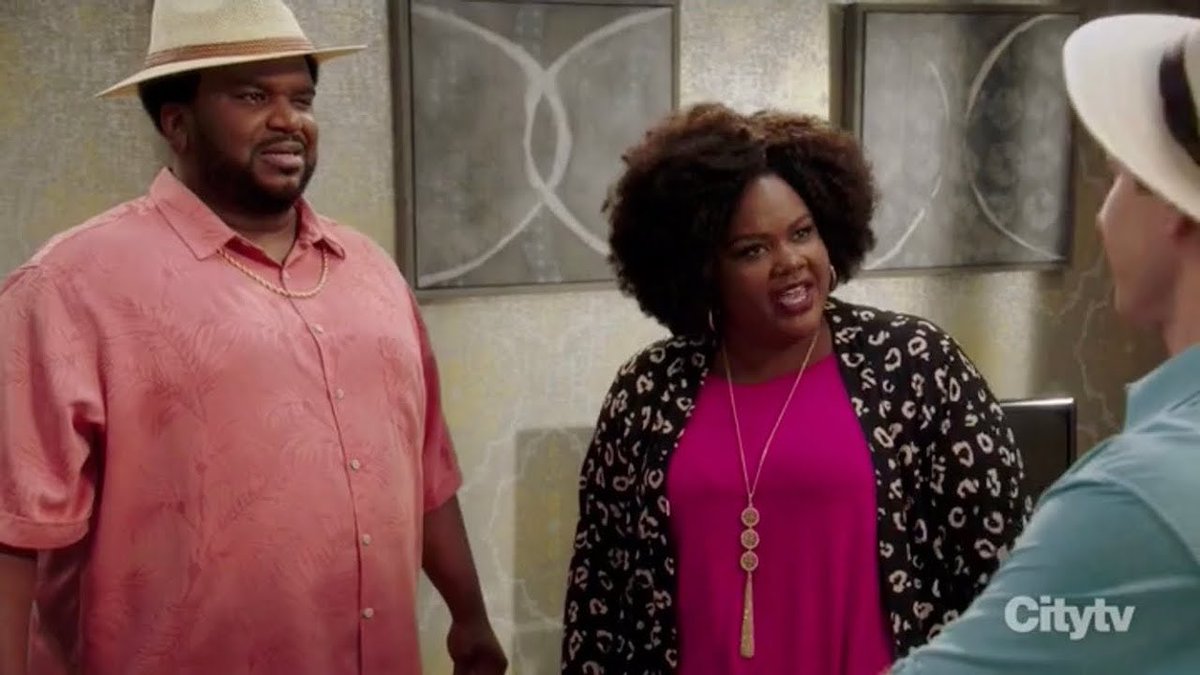 Mop94's tweet photo. Every time I watch Brooklyn 99 I have to remind myself @nicolebyer and @MrCraigRobinson aren’t actually related because they play it off so we’ll and they’re both so amazing! https://t.co/6ujBKOht0l
