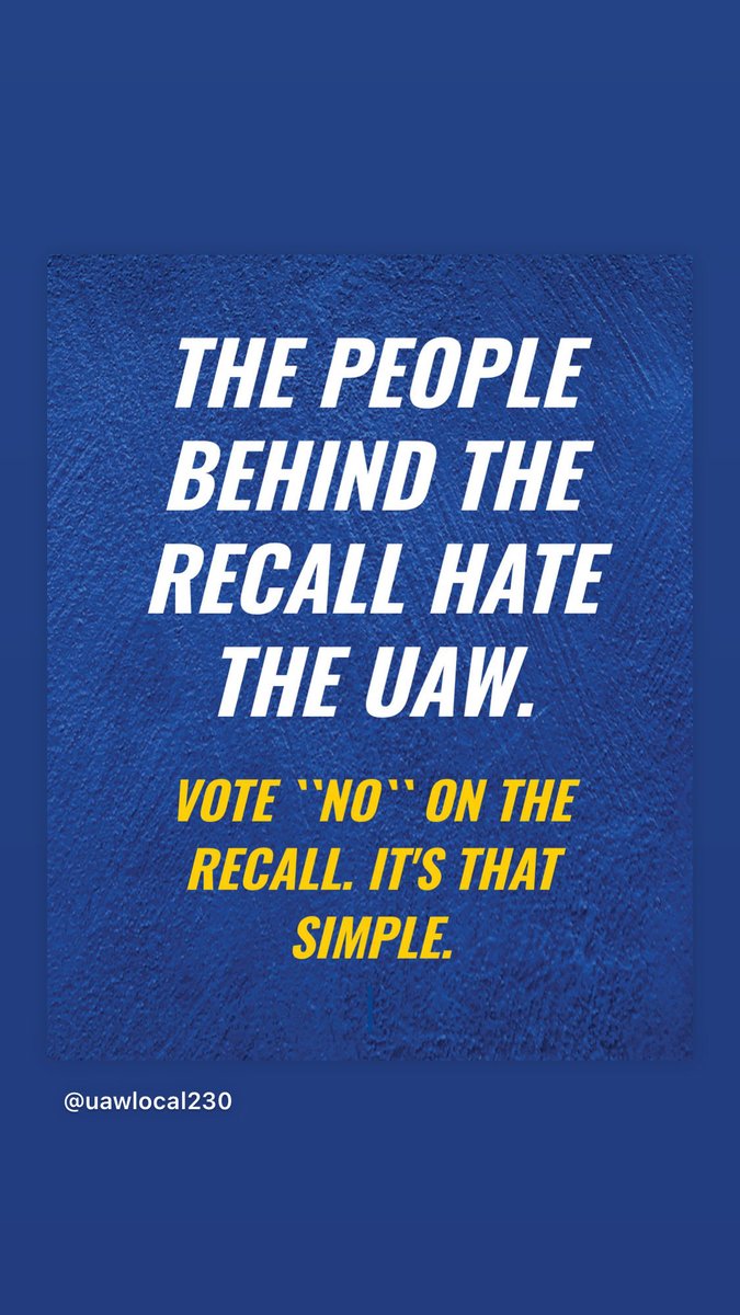 ieUnionActivist's tweet photo. #VoteNoOnTheRecall #MailinYourBallot https://t.co/J4yPD7OegL