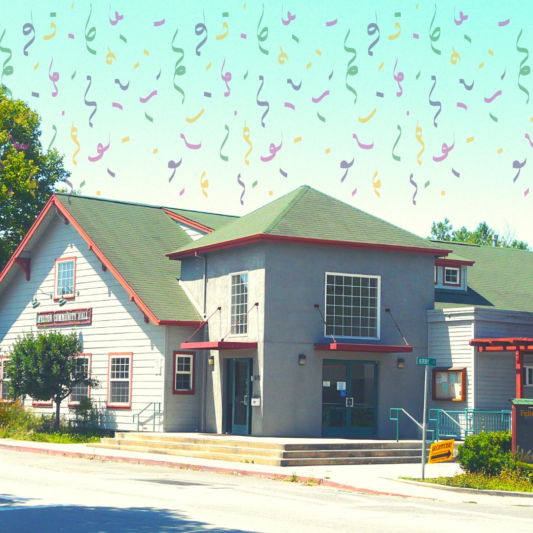 THIS SUNDAY is the day! We will be at our new home. Join us at Felton Community Hall for the first time at 10 am this Sunday, September 5th.