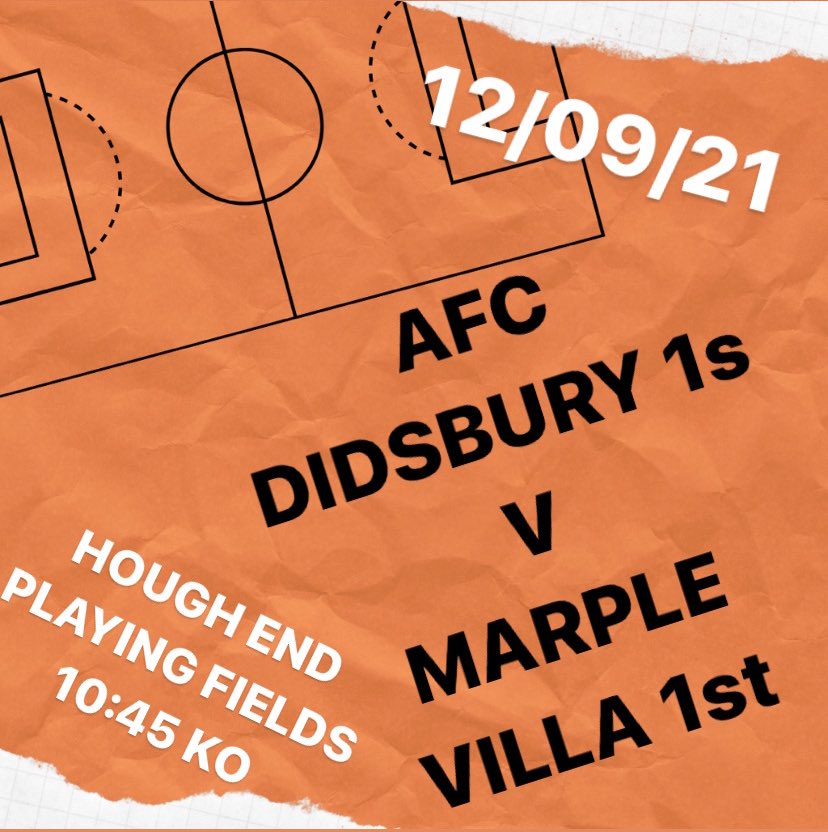 AFCDidsbury's tweet photo. NEXT UP⠀
⠀
Two home games as the 1s take on @MarpleVillaFC and @AFCDidsbury2s host @BaguleyAthletic 
⠀
10:45 k.o at Hough end⠀
⠀
UP THE DIDS 🟠⚪️⚫️⠀
⠀
#afcd #afcdidsbury #sundayleague #sundayleaguefootball #manchester #ecsfl #didsbury #andersenjames https://t.co/rAqpeipzvN