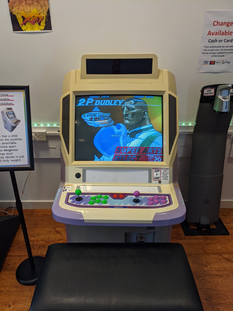 NoMagRyan's tweet image. Fun morning playing 3rd Strike, Soulcalibur II and Metal Slug at @NuGameArcade - great selection of games there!