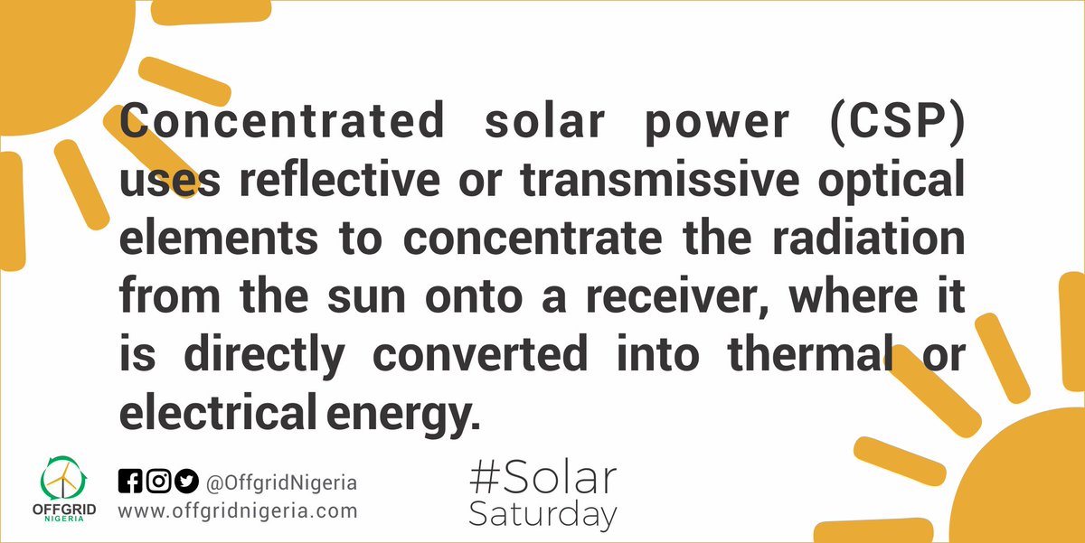 #SolarSaturday #SolarEnergyFacts #OffgridNigeria