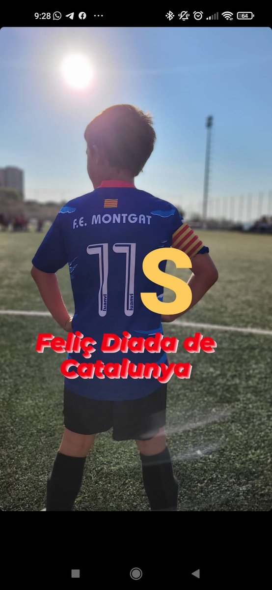 FEMontgat's tweet photo. 🟡🔴🟡🔴🟡🔴🟡🔴🟡
Feliç Diada de Catalunya https://t.co/CSa73Ut5zl