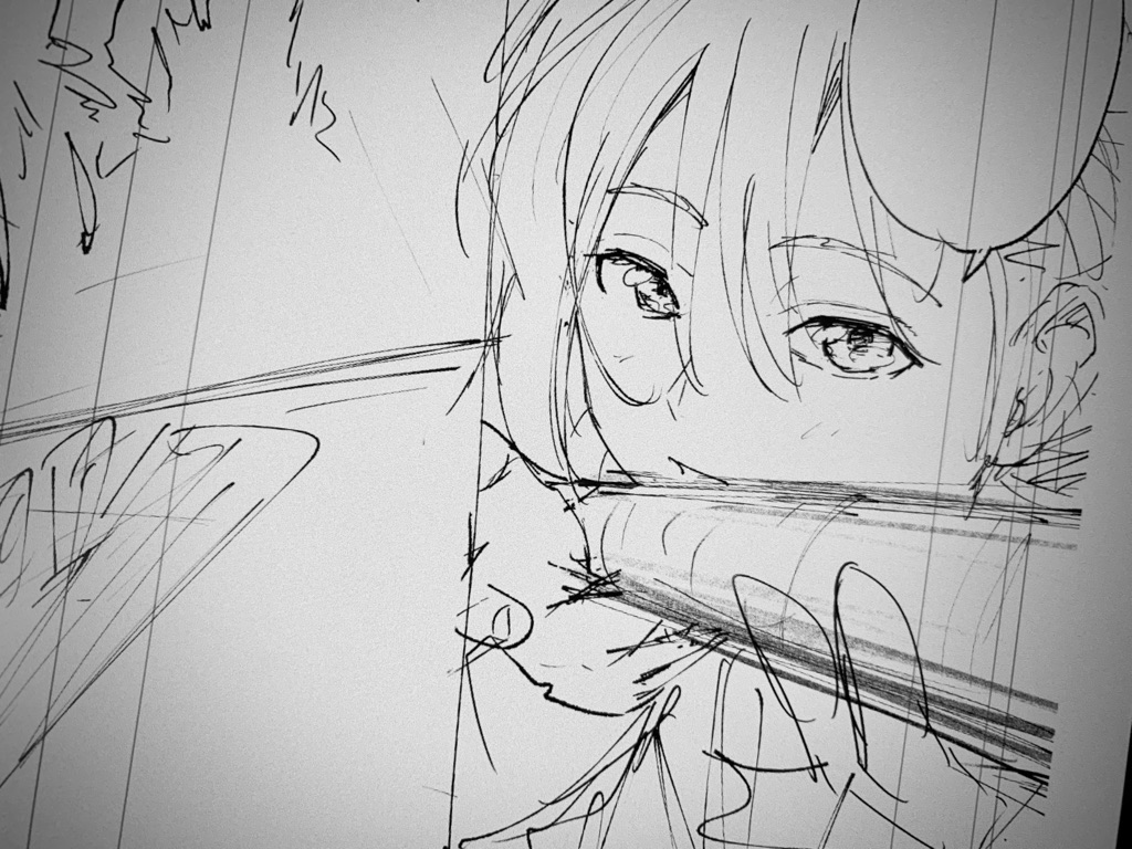 今日も描いてます。 