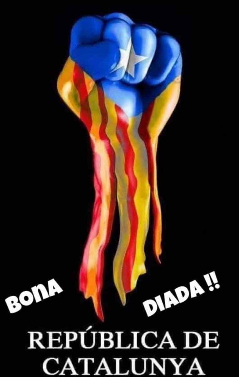 La Diada no hauria de ser un dia  reivindicatiu, ja no hauríem de demanar la independència, ja hauríem de ser lliures i l'11 de setembre ha de ser un dia de reafirmació nacional. Visca Catalunya i sobretot que sigui lliure.
Salut i República.