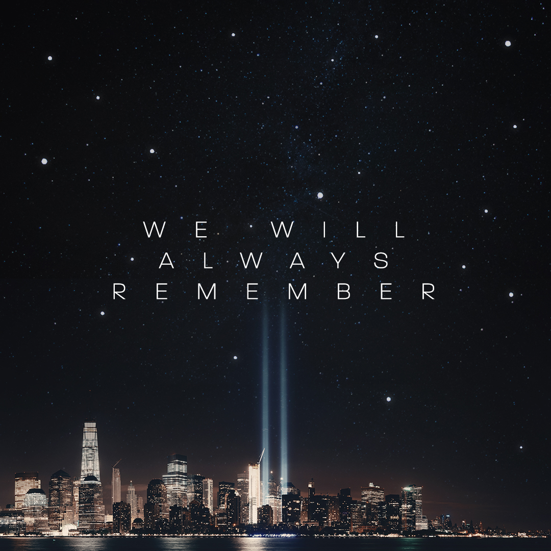 We Will Never Forget the Fallen of 9/11.

All those who gave their lives while saving others.

And those still impacted by the tragedy on this day 20 years ago.