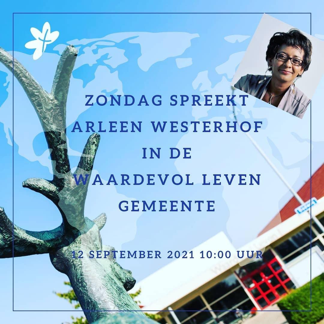 ChrisBeukema's tweet photo. Zondag 12 september spreekt Arleen Westerhof om 10.00 uur in de Waardevol Leven Gemeente.  Je bent van harte welkom in de kerk of via de livestream! 
.
.#dienst #waardevolleven #arleenwesterhof https://t.co/08DToPKBsf