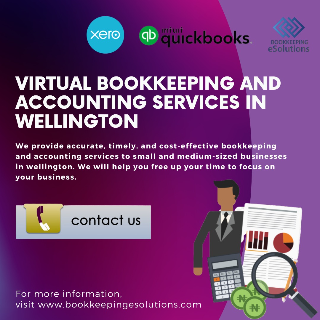 Virtual Bookkeeping and Accounting Services in Wellington

Contact us 

Visit our website : bookkeepingesolutions.com

#bookkeepingservice #virtualbookkeeper  #smallbizowners #accountingservice #smallbiz #cloudaccounting #remoteaccountant #accountingexpert #owners #ceo #Quickbooks