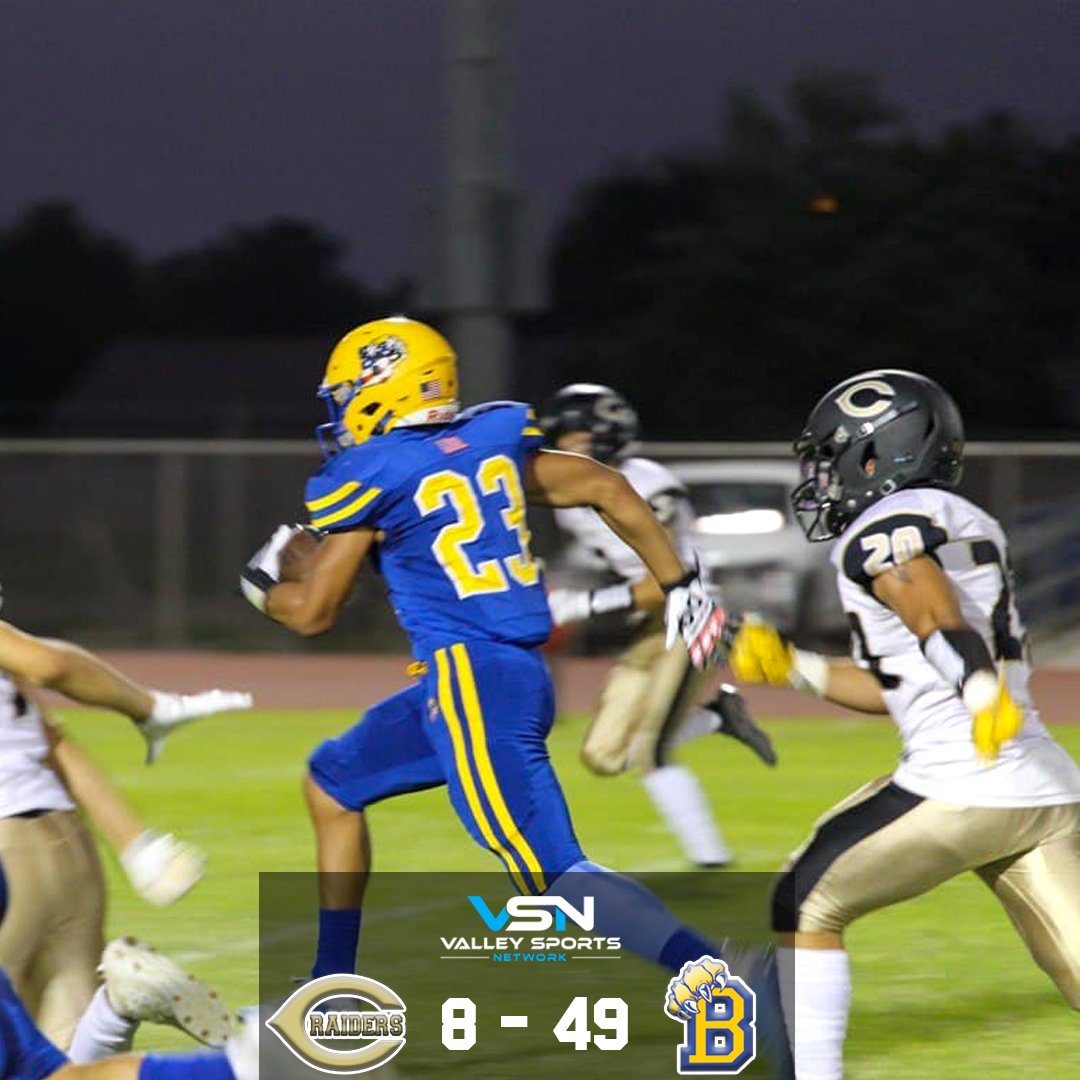 Brawley honors heroes, earns victory in home opener over Cibola, 49-8.
