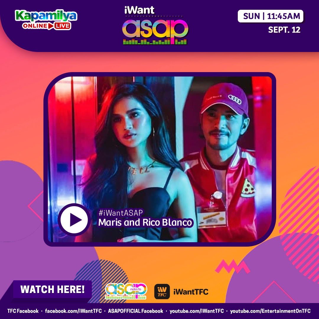 NhilaNhils's tweet image. Abangan si Maris and Rico this Sunday sa Iwant Asap! Sunday 11:45am sa Kapamilya Online Live! @MissMarisRacal @ASAPOfficial