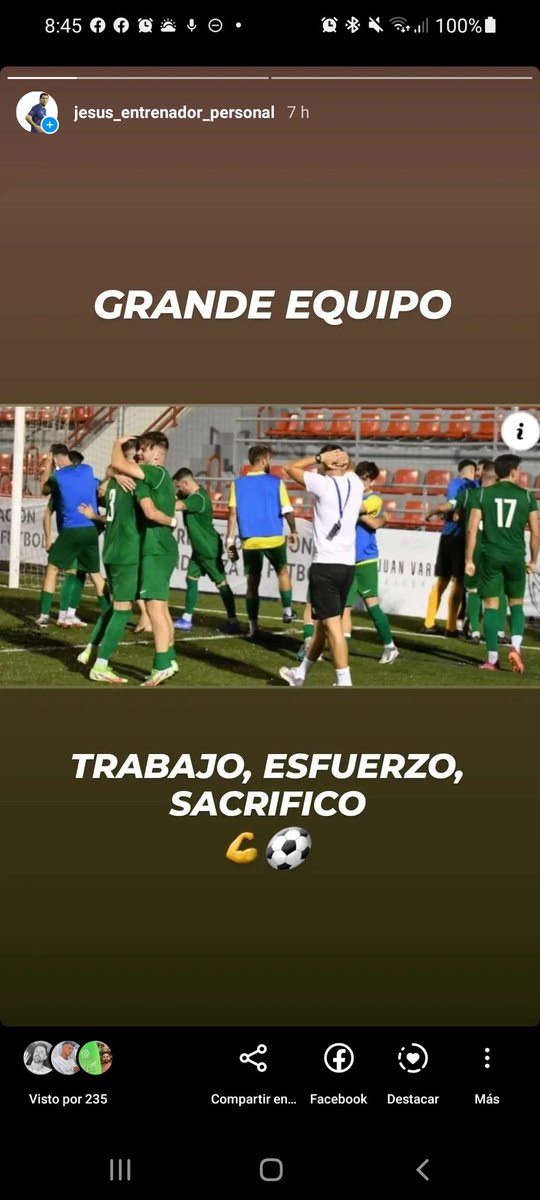 Grande lo de estos jugadores impresionante trabajo aguantar a un gran equipo como es el C.D Rincón con un jugador menos desde el min 23 de la primera parte. No hay palabras para decirlo GRANDE EQUIPO,
TRABAJO, ESFUERZO, SACRIFICIO