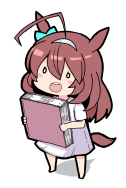 ミホノブルボン(ウマ娘) 「」|コーポのイラスト