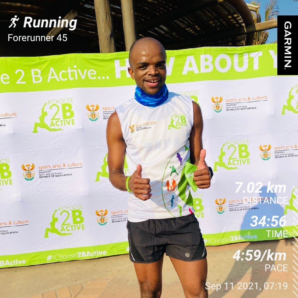 nqabsss's tweet photo. After 41 days we showed up. A 31 year old running with @NewBalance_SAfresh and @TotalsportsSA shorts dri-tech with built in underwear. @FitMasi @SportArtsCulture @Ichoose2BActive #IChoose2BActive #FitnessItsInOurCulture #HeritageMonth2021 https://t.co/0BXNBDrDke