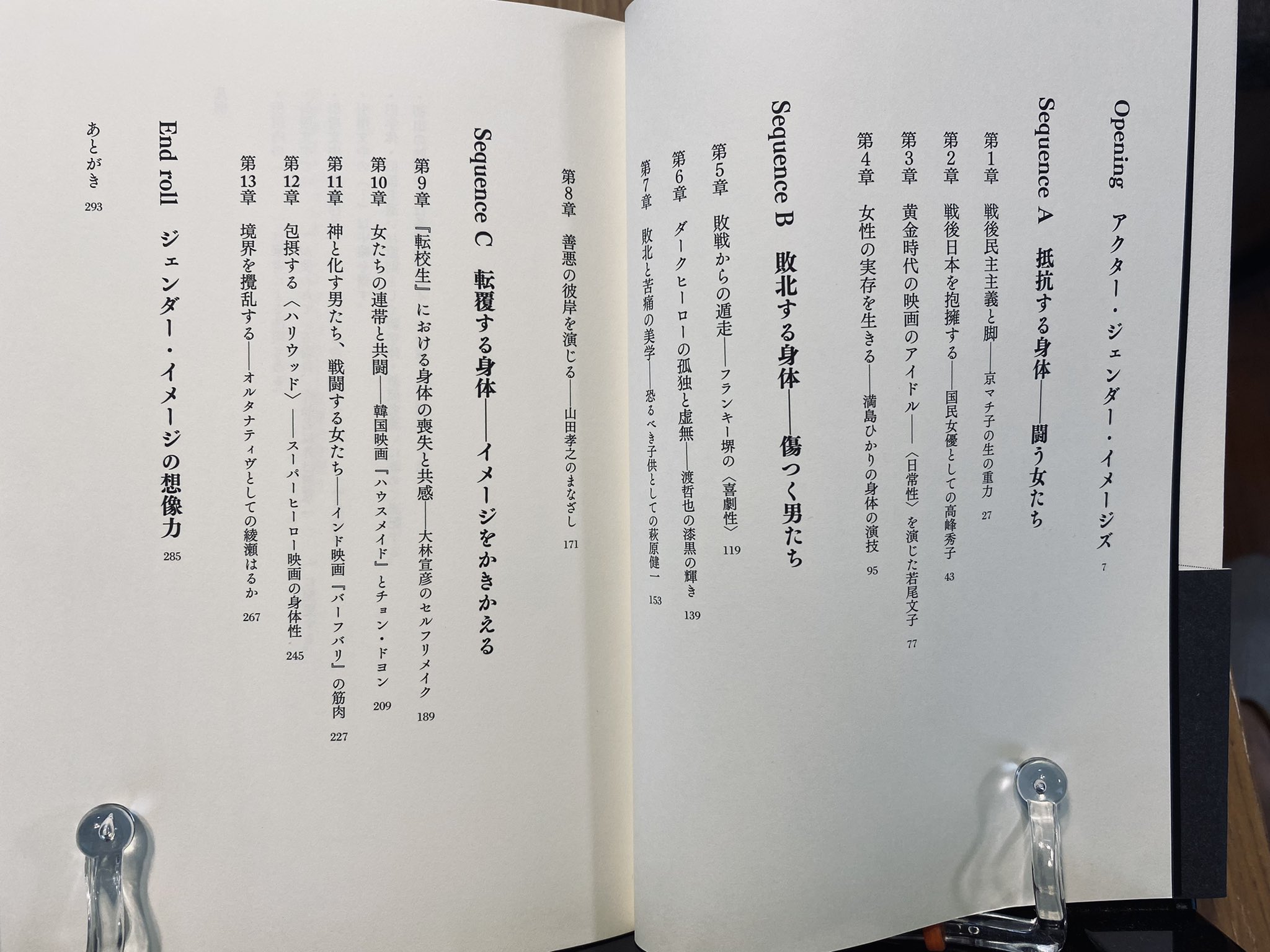 北村匡平 新刊 アクター ジェンダー イメージズ 新刊 アクター ジェンダー イメージズ 転覆の身振り 青土社 の見本が届きました 中黒が切断されたデザインがかっこよく オビを取ると反転した素敵なブックカバーに仕上がりました 目次は