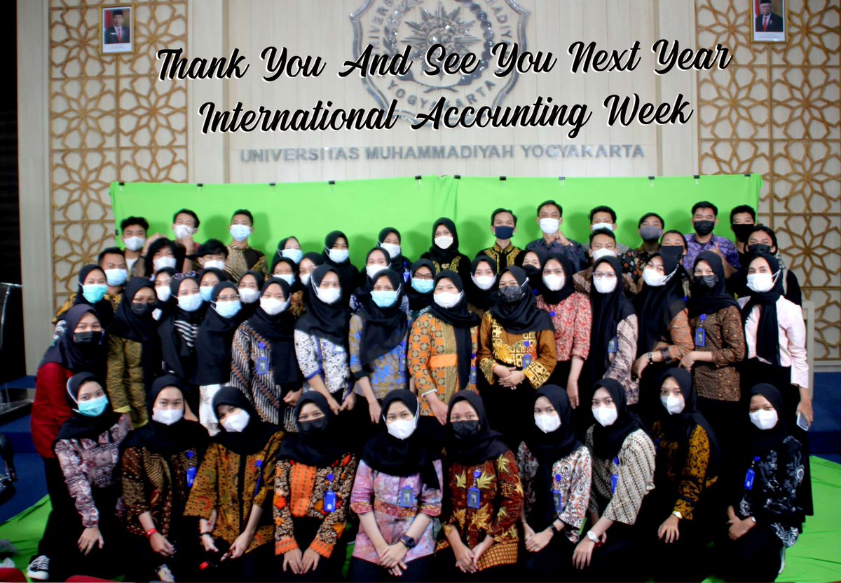 Big thanks to all committees for your hard-working, cooperation, and contribution to this incredible event, 7th International Accounting Week 2021!❤️

Hopefully, we can meet again at the next greater event. See you!!😁😍👋🏻
