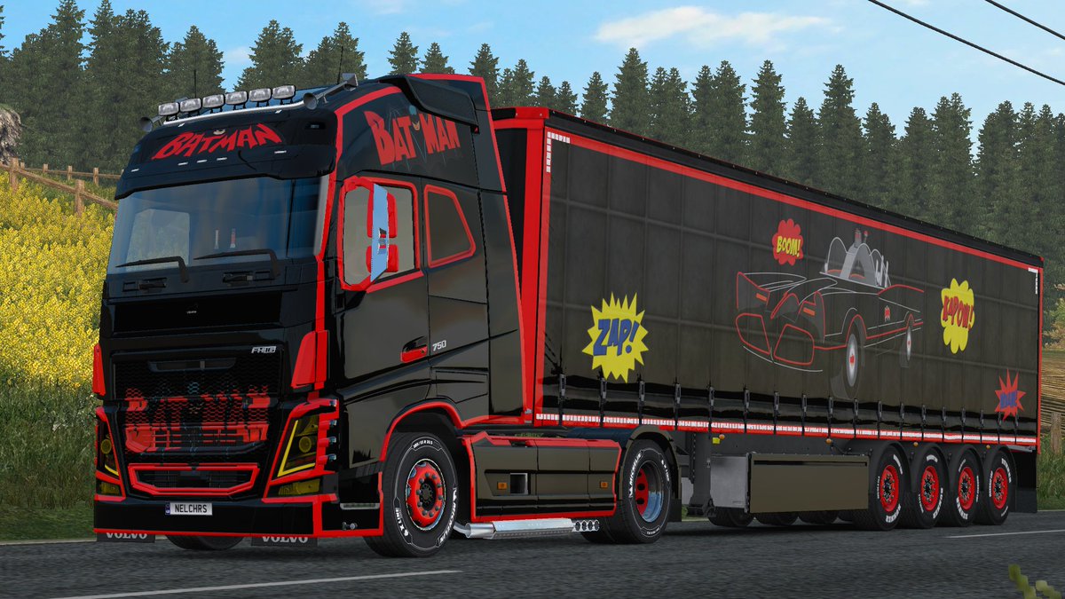 nelchrs's tweet photo. #ETS2 Cant decide if its a Batman or Joker kind of day #BestCommunityEver https://t.co/IlbZmeYpCB