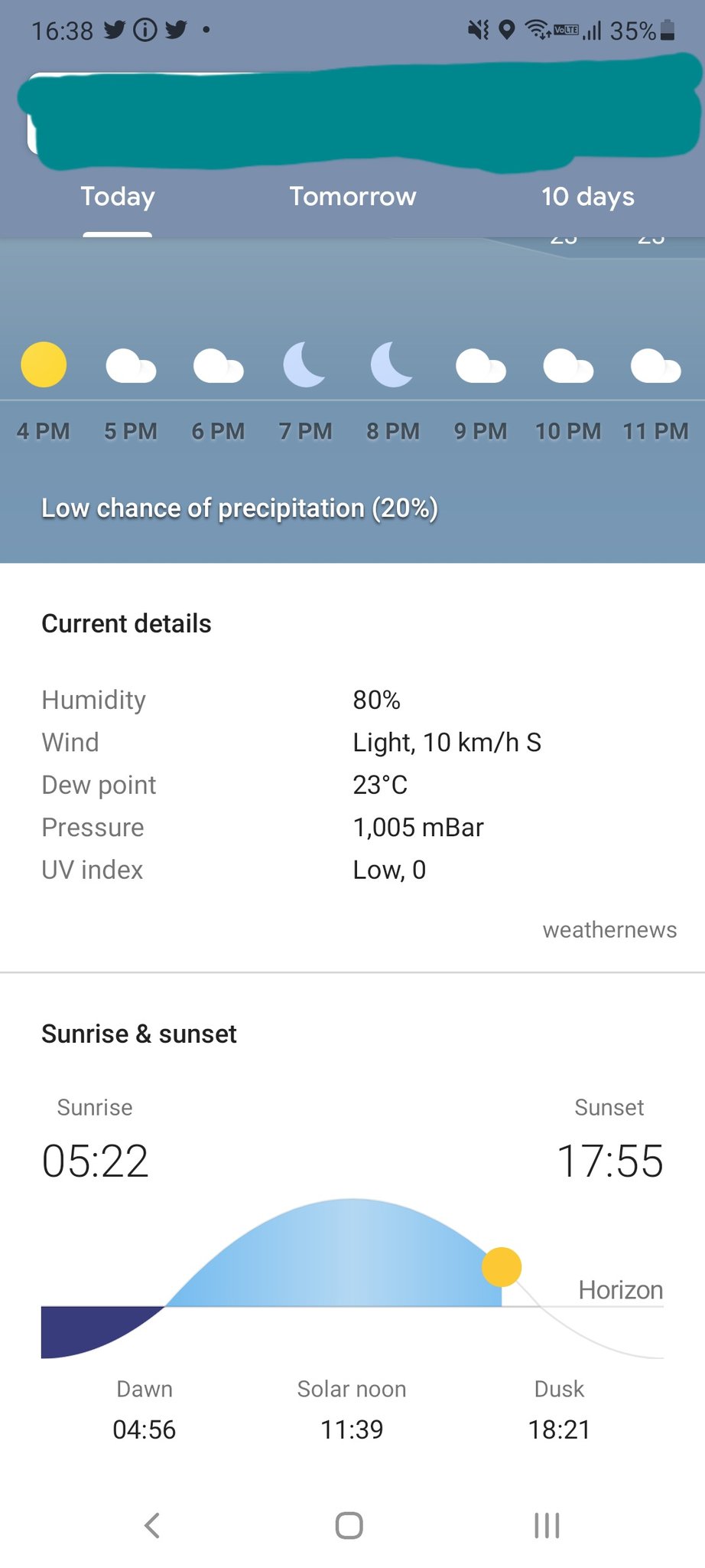 Googleカエルの天気予報アプリが急に英語表記に 戻す方法はある 来週はきっと晴れ
