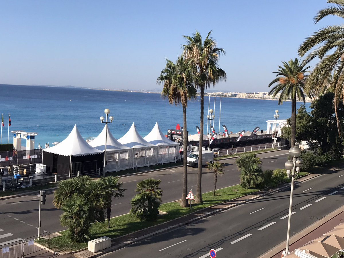swissbobby's tweet photo. Room with a view @Ironman_France https://t.co/I7bFi92Skm