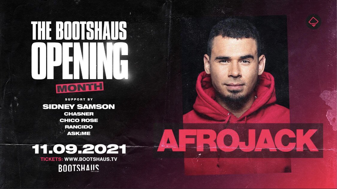 TONIGHT IS THE NIGHT I’ve been waiting for more than 1,5 years 😭😍❤️🅰️🗣🔥🇩🇪🇩🇪🇩🇪
We gonna tear shit down 💥💥💥
#ATeam represented 🅰️🗣🔥
<a href="/afrojack/">AFROJACK</a> 
<a href="/mcambush/">lil melvin</a> 
<a href="/chicorosemusic/">Chico Rose</a> 
<a href="/ChasnerMusic/">Chasner</a> 
<a href="/sidneysamson/">SIDNEY SAMSON</a> 
<a href="/rancidomusic/">Rancido</a> 
<a href="/wallrecordings/">WALL Recordings</a> 
<a href="/bootshaus_club/">BOOTSHAUS</a> 
<a href="/marbach/">Joelle Loraine</a> 
<a href="/drumzmusic/">D R U M Z</a>