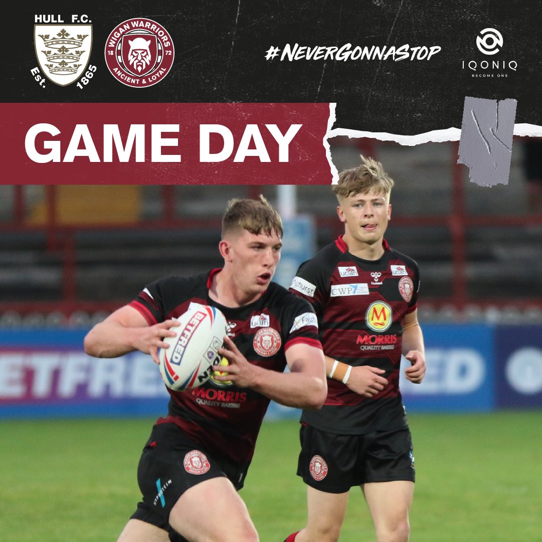 🏉 ACADEMY | It’s game day as well for our Under-19s today as they also head to Hull! 

🆚 <a href="/hullfcofficial/">Hull FC</a> 
📍 Hull University 
⏱ 12pm K.O. 

💪 Go well, lads! 

#NeverGonnaStop 🍒⚪️ #WWRL