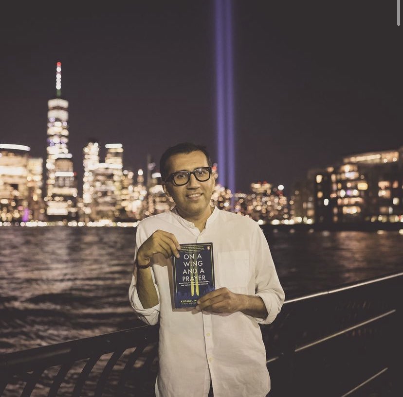 PenguinIndia's tweet photo. Getting a second chance at life after a close call during 9/11 is indeed a life transforming miracle. It can turn even a modern day sceptic into a believer. @choksay's book ON A WING AND A PRAYER talks about the power of spirituality &amp; the @ArtofLiving.
#OnAWingAndAPrayer https://t.co/ef5Ji2M2KG