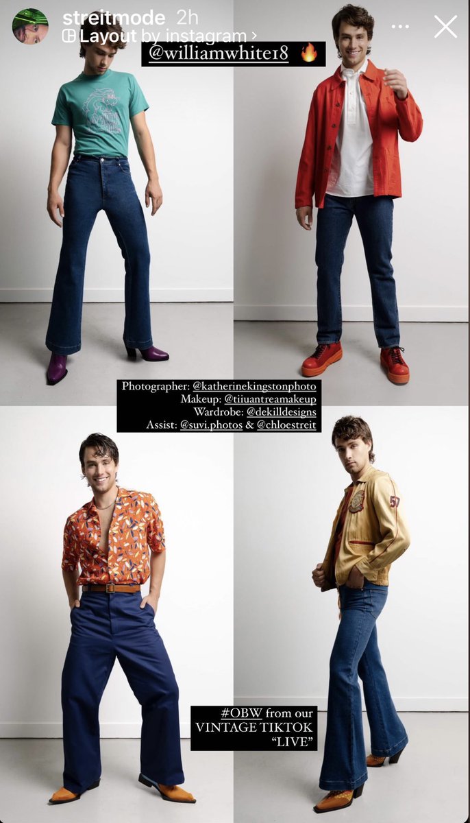 WW18YellowPants's tweet photo. Pics of William from the Calgary retro photo shoot from Kelly’s IG with credit to 📸catherinekingstonphoto #strongface #looooonglegs #Beauty https://t.co/0hghBDgov2