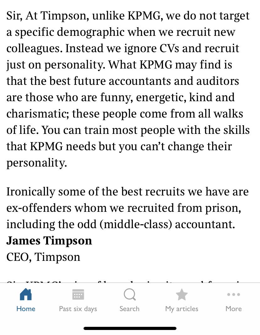 James Timpson tweet media
