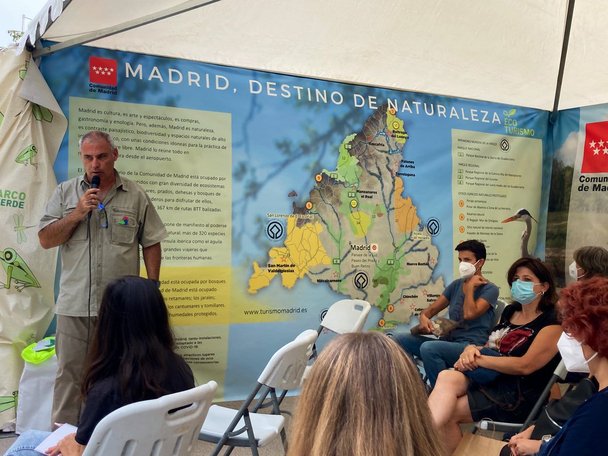 VeroSinmapa's tweet photo. 🌳MADbird Fair trae al ❤️ de Madrid toda la riqueza de los espacios naturales de España. En la presentación de la #LaSiberiaExtremeña nos cuenta las actividades que se pueden hacer en esta Reserva Biosfera: observación de aves, senderismo, astroturismo, la berrea... #Madbird https://t.co/PDaYWLBvAM