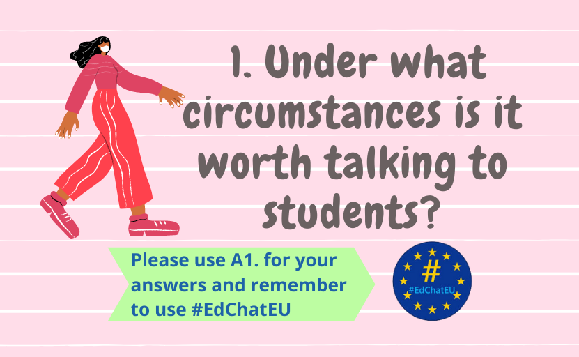 joawaszka's tweet photo. Q1. Under what circumstances is it worth talking to students?

#EdChatEu
#QEdChatEU
#culture_of_conversation
#school_debate https://t.co/AwdAyhfGDs