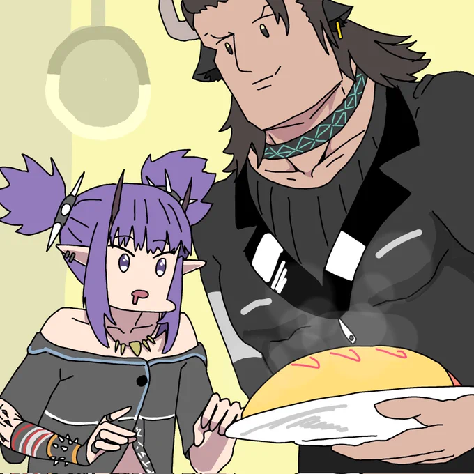 餌付けされるラヴァ
#アークナイツ 