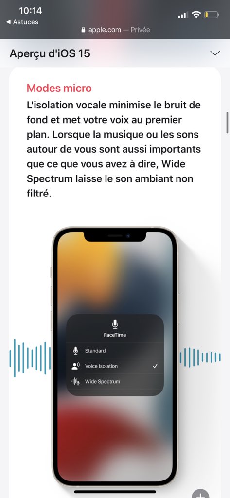 theo_of's tweet photo. Les nouveautés ios15 🥰 https://t.co/w3fraCjTCT