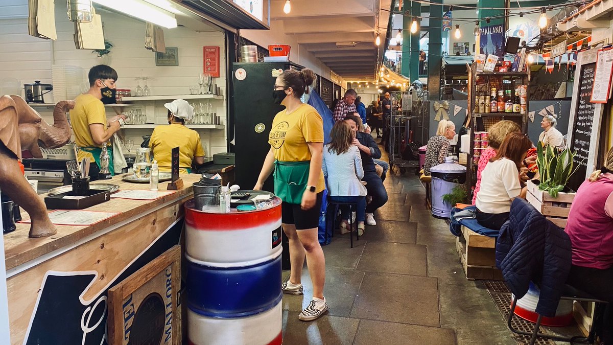Our amazing cafes source their high quality, fresh ingredients from the market’s own wonderful food producers and retailers. It’s a match made in food heaven. Just look at the size and quality of this beautiful monkfish supplied by top fishmonger @barkworths to <a href="/HouseOfYum/">House of Yum</a>