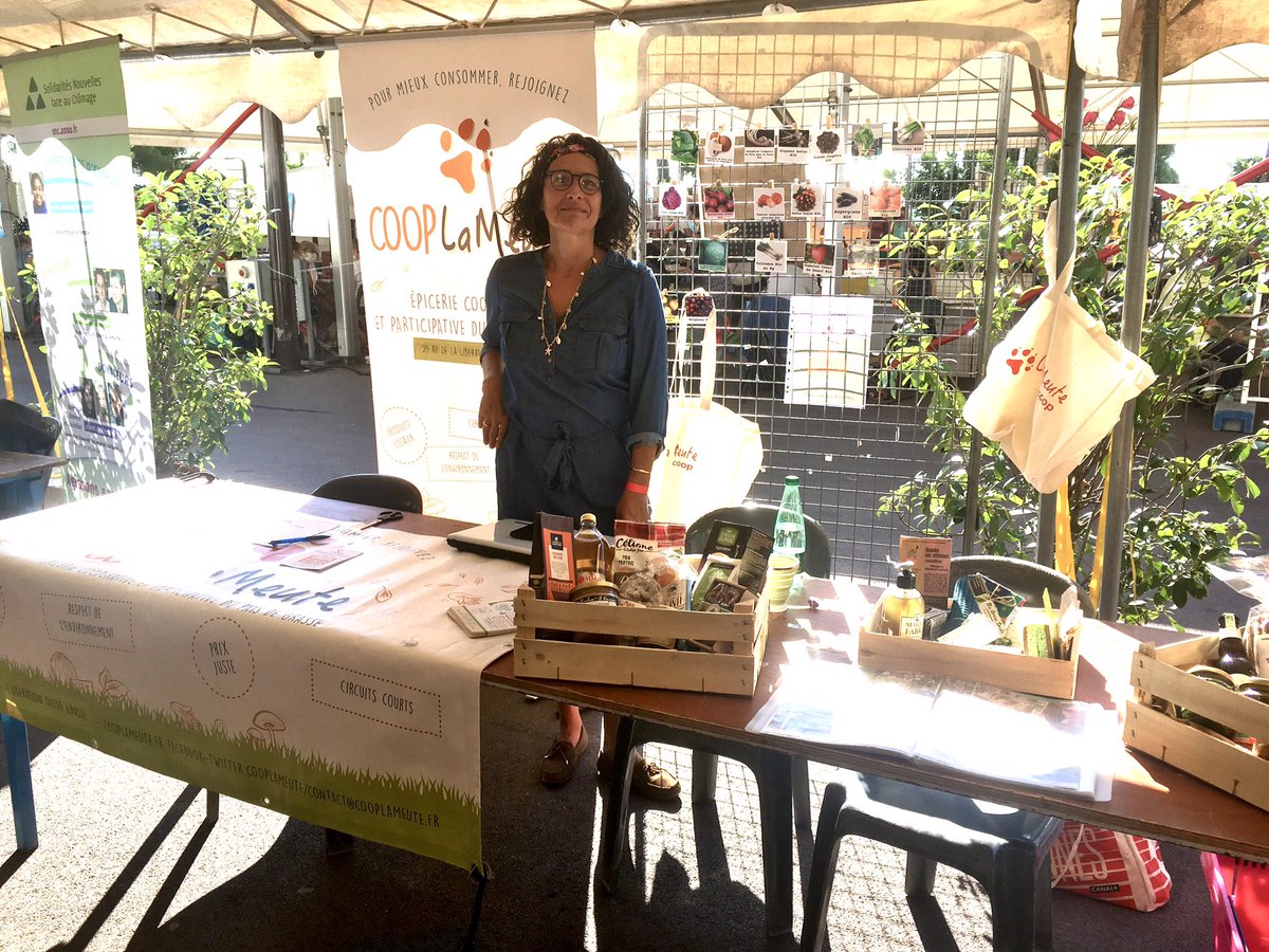 Forum des Associations de #Grasse06 - Nous sommes déjà sur place pour vous accueillir et vous présenter #CoopLaMeute le supermarché coopératif de Grasse 😊🤩