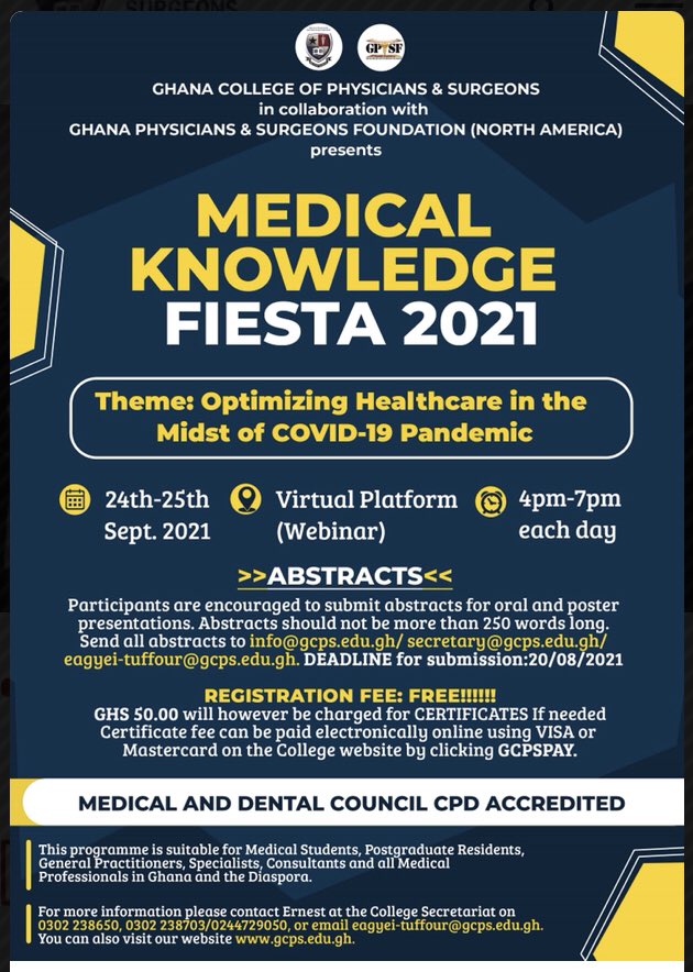 AAAhego's tweet photo. Medical Knowledge Fiesta 2021, Virtual 24-25 September 2021. https://t.co/JRyute5iDd