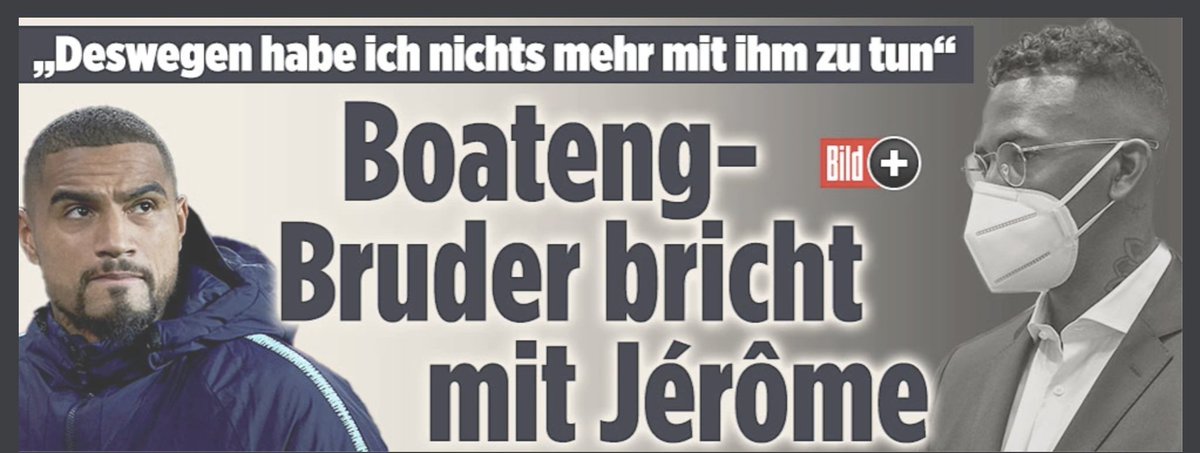 Der Ex-#Fußball-Star wurde wegen #Körperverletzung seiner ehemaligen Freundin zu 1,8 Millionen Euro Strafe verurteilt. Nach dem Urteil sieht sich sein Bruder Kevin-Prince #Boateng in der Verantwortung und bezieht Stellung.

on.bild.de/3ll5WDE