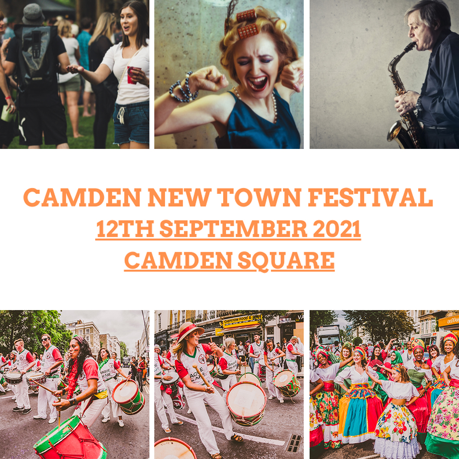 We are playing with SeeThrough Theatre at Camden New Town Festival this Sunday – a community festival celebrating and bringing together the multicultural community of Camden Square!
.
Saturday 12.09.21 12pm. Camden Square, Camden, London, NW1 9UY
.
#Maracatu #Camden #London #Gig
