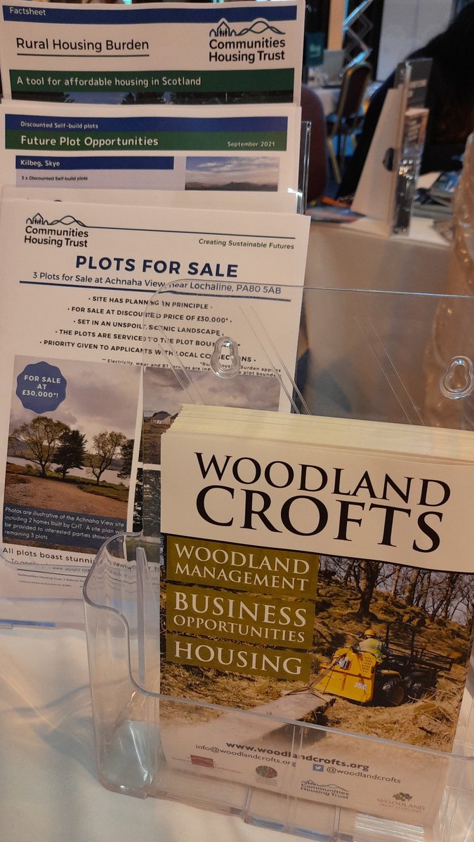 All set up for the Scottish #SelfBuild &amp; #Renovation Show in #Aviemore this weekend! Speak to us about the <a href="/SelfBuildFund/">Self Build Loan Fund</a>, discounted self-build plots &amp; support for #communityled self-build projects...