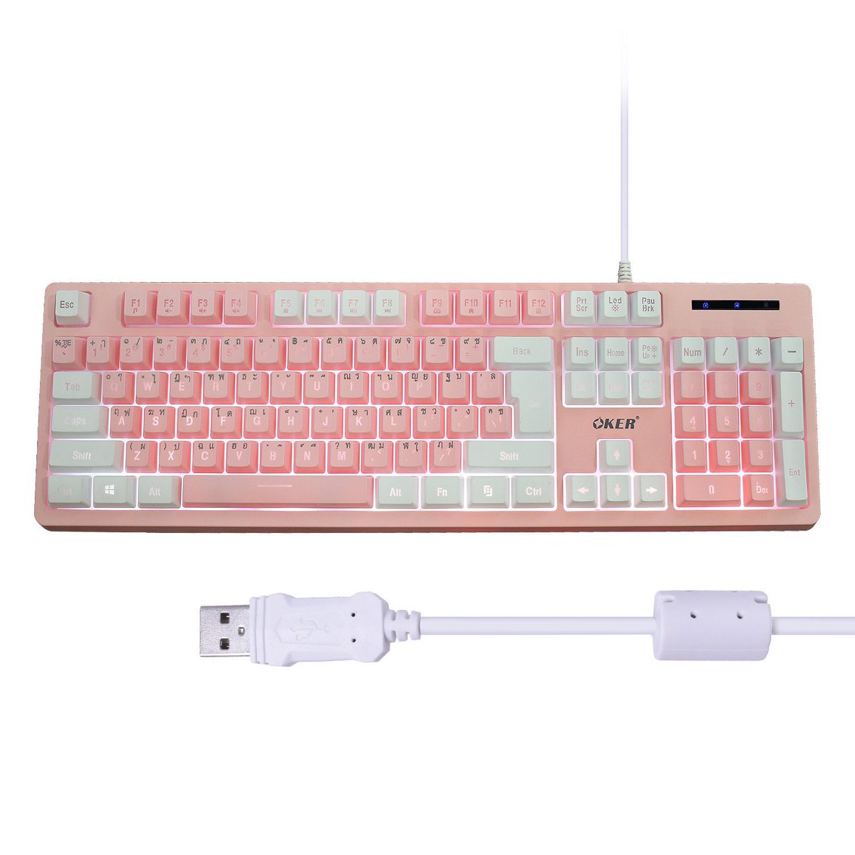 ComputerVgl's tweet photo. Kb oker kb 912 pink 
ราคา 399 บาท 

สนใจสอบถามทางไลน์ @vglcomputer 
#คีย์บอร์ด #keyboard #oker #คีย์บอร์ดสีชมพู https://t.co/eOfDd8xksW