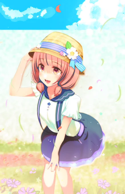 おさげ愛花ちゃー
#アリスギアお絵かき 